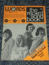 Words record song - words,