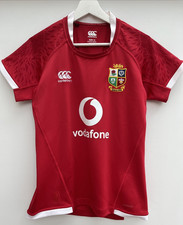 British Lions 2021 Rugby Shirt Canterbury Short Sleeve South Africa Womens 14 L