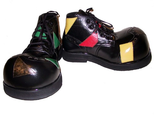 Professional clown shoes - clown,