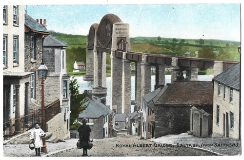 Saltash fore street showing - saltash,