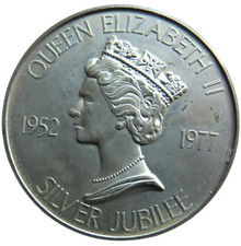 1977 Queen Elizabeth II Silver
