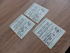 3 Ticket Stubs Empire Stadium