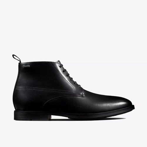 Clarks men leather - leather, gore