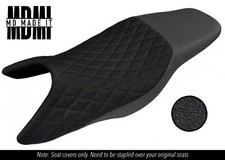FITS HONDA CB 900 F HORNET 02-09 CUSTOM GRIP VINYL SEAT COVER DSG2 BLACK & GREY