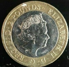 Rare New 2 pound coin-WILLIAM SHAKESPEARE CROWN AND SWORD-2016