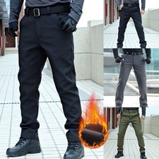 Windproof Waterproof Thick Fleece Thermal Trouser Tactical Hiking Warm Pants