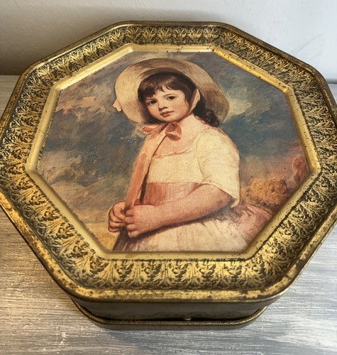 Vtg sunshine biscuit tin - vtg,