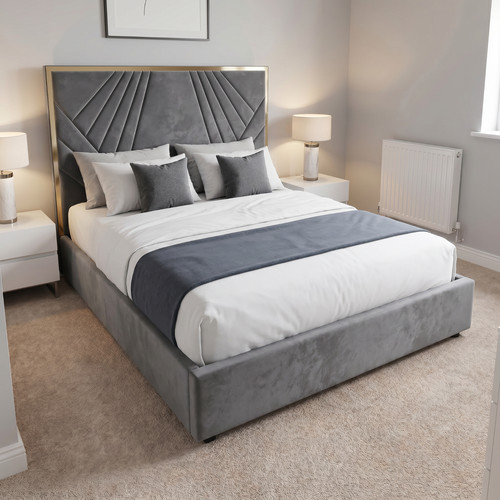 Designer bed elegant plush - designer,