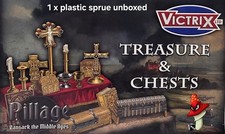 Victrix Treasures & Chests 28mm Hard Plastic Scenery  VXE011  1 x Plastic Spue 