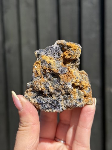 Rare blue john fluorite raw - fluorite,