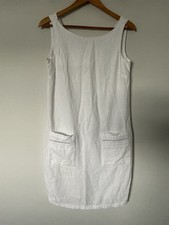 Next Size 8 White Linen Mix