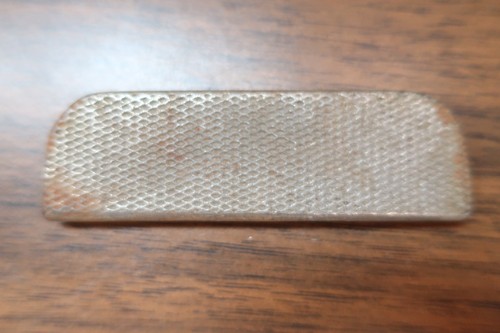 Vintage 1950s knurled surface - knurled,