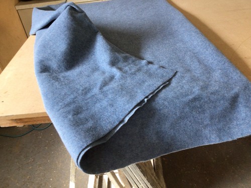 Blue lining carpet - lining, off