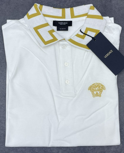 Versace men white - white, polo