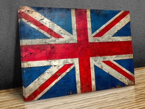 Distressed union jack - distressed, flag