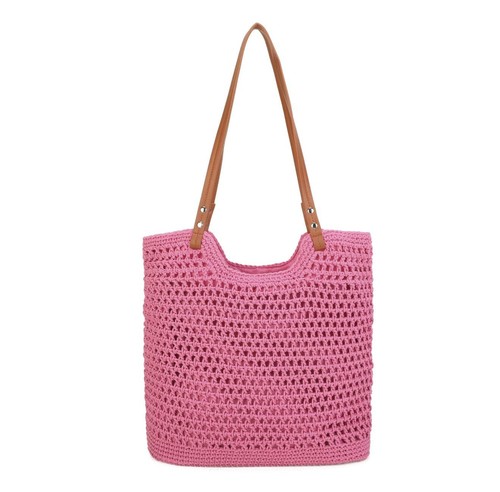 Ladies crochet shoulder bag - shoulder,