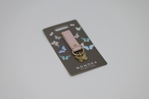 Butterfly keychain gold - butterfly, (gold