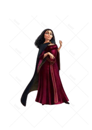 Pre cut mother - gothel, tangled