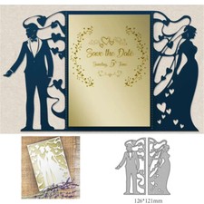 Wedding Invitation Metal Cutting Dies Scrapbook Paper Crafts Embossing Stencils