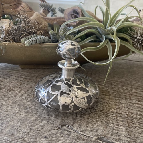 Antique glass sterling - antique,