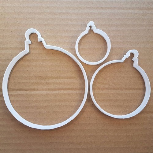 Christmas bauble cookie cutter - bauble,