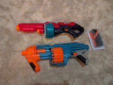 Nerf Elite 2.0 Shockwave RD-15 Blaster 15-Dart Drum & Xshot & Extra Darts