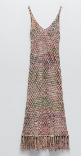 Zara knit crochet fringe - zara, knit/crochet