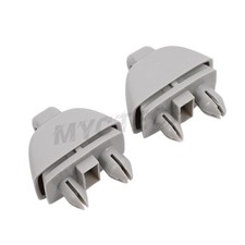 New A Pair Sun Visor Clip Holder Hook For Skoda Citigo Rapid VW Polo 6R0857561