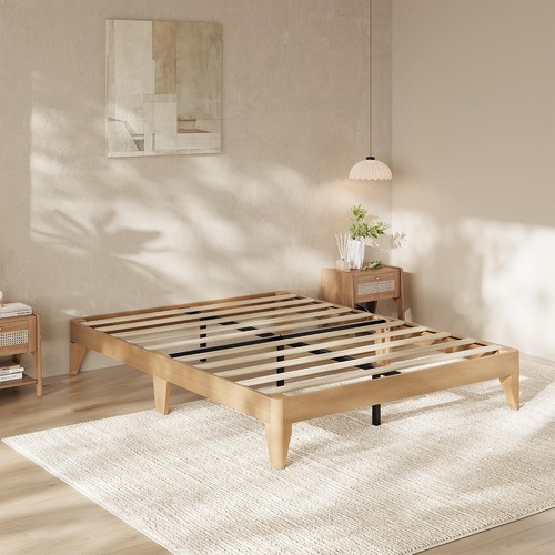 Solid wooden platform double - wooden,