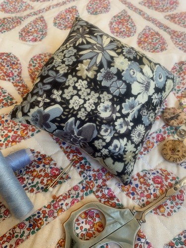 Liberty fabric pin cushion - fabric,