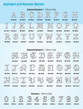 Suncatcher Glass Bevel numbers