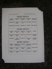Music bingo replacement - replacement,