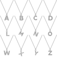 Pave Initial Necklaces Created