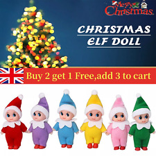 Christmas Elf Doll On The Shelf Baby Elves Plush Felt Doll Xmas Home Decorations