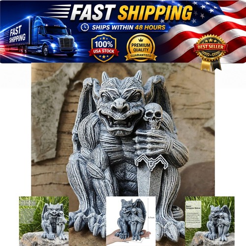 Gargoyle statue resin gothic - gargoyle,