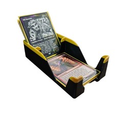 Yellow Board Game Deck Organiser Draw/Discard Box Card Organiser Card Games Gift