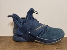 Nike Trainers LeBron Soldier 12 Agimat Slip On Hook & Loop Sneakers UK 6.5 EU 40