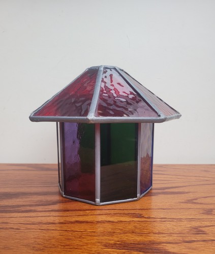 Vintage leaded stained glass - leaded,
