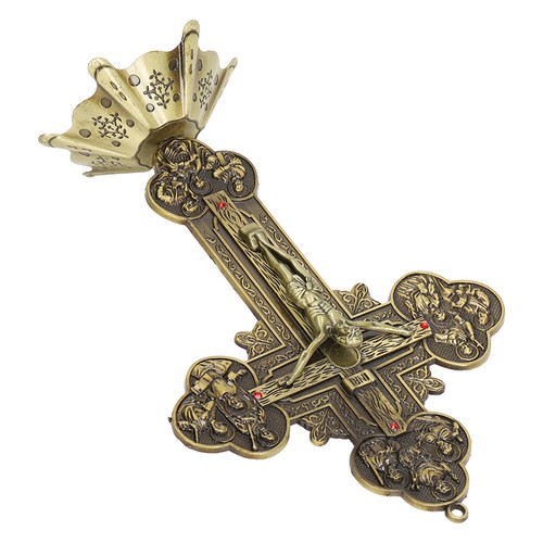 Crucifix bronze stable - crucifix,
