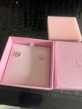 Swarovski Constella Rose Gold Stud Earrings BNWT