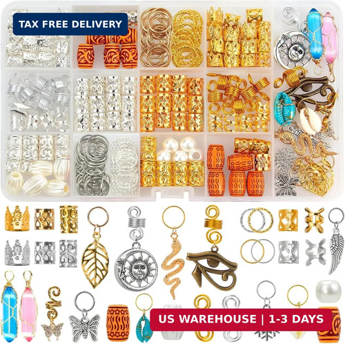 200 pcs hair beads - pcs,