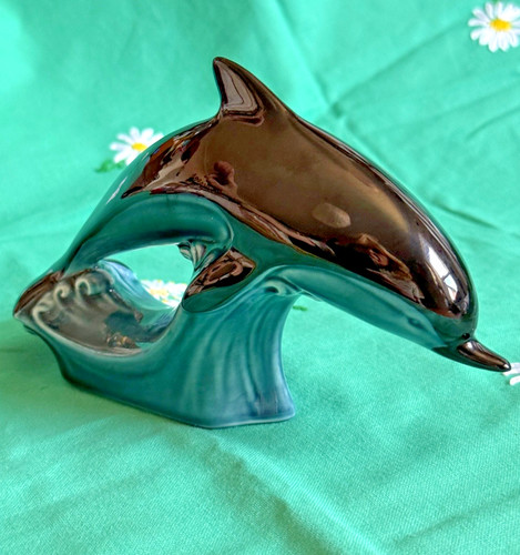 Poole pottery dolphin blue - poole,