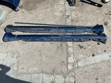 AUDI A4 S LINE 2007 SALOON SIDE SKIRT BOTH SIDES LZ5C BLUE