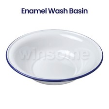 36cm Enamel Wash Basin Vintage