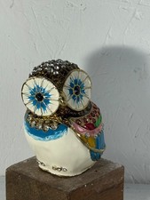 BEAUTIFUL ENAMELLED OWL