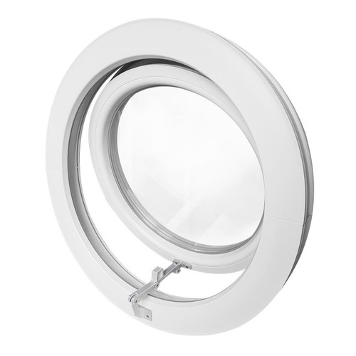 Round window top - window, hinged