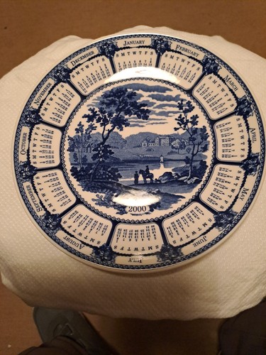 Wedgewood blue and - and, white