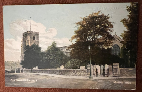 Antique postcard maidstone - antique,