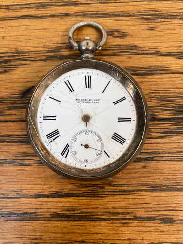 Antique silver cased kendal - antique,