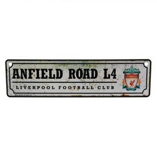 Liverpool FC Retro Window Sign (football club souvenirs memorabilia)